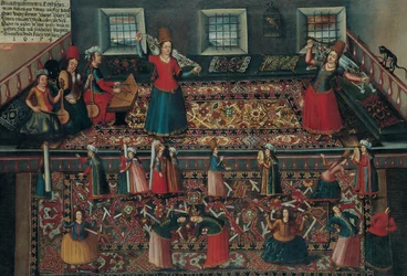 A Scene from the Turkish Harem